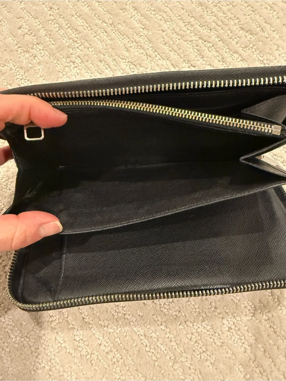 Louis Vuitton x Christopher Nemeth limited edition damier print zippy organizer